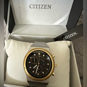 NEW WITH TAGS CITIZEN COLLECTION 1984 Chronograph AT2544-64E Watch 38mm